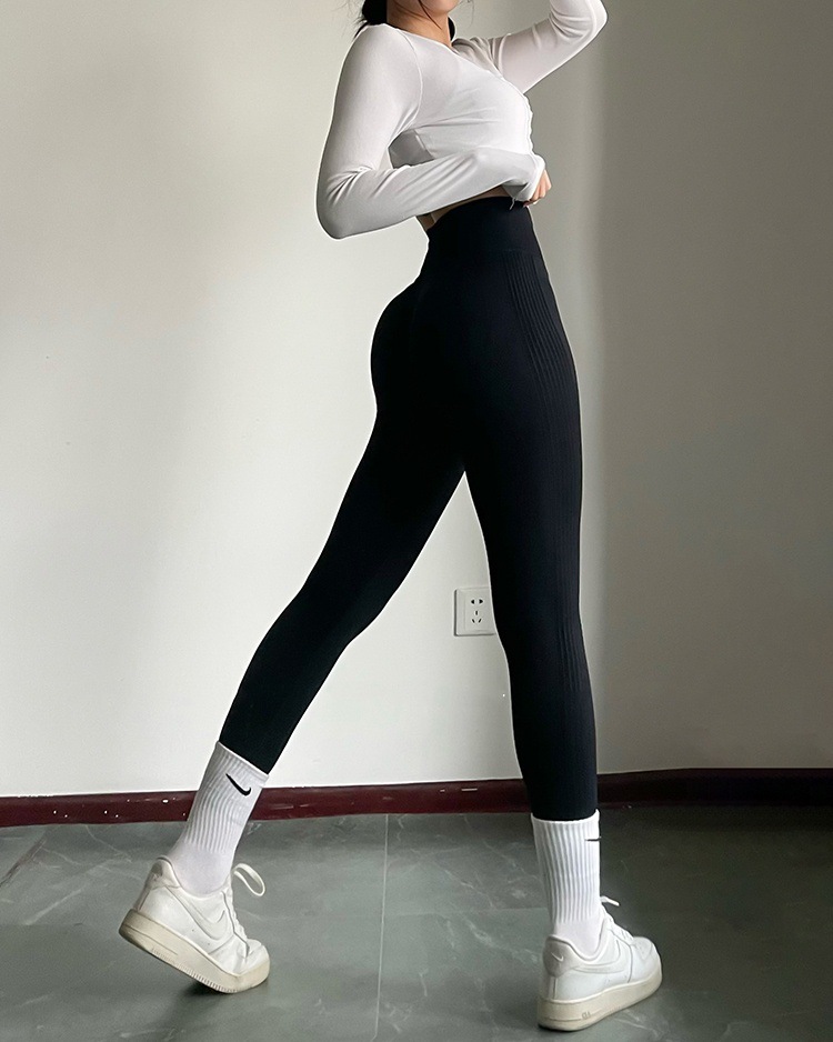 Contour Ribbed Leggings - Image 7