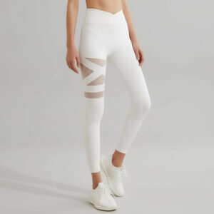 Crossover Mesh Leggings
