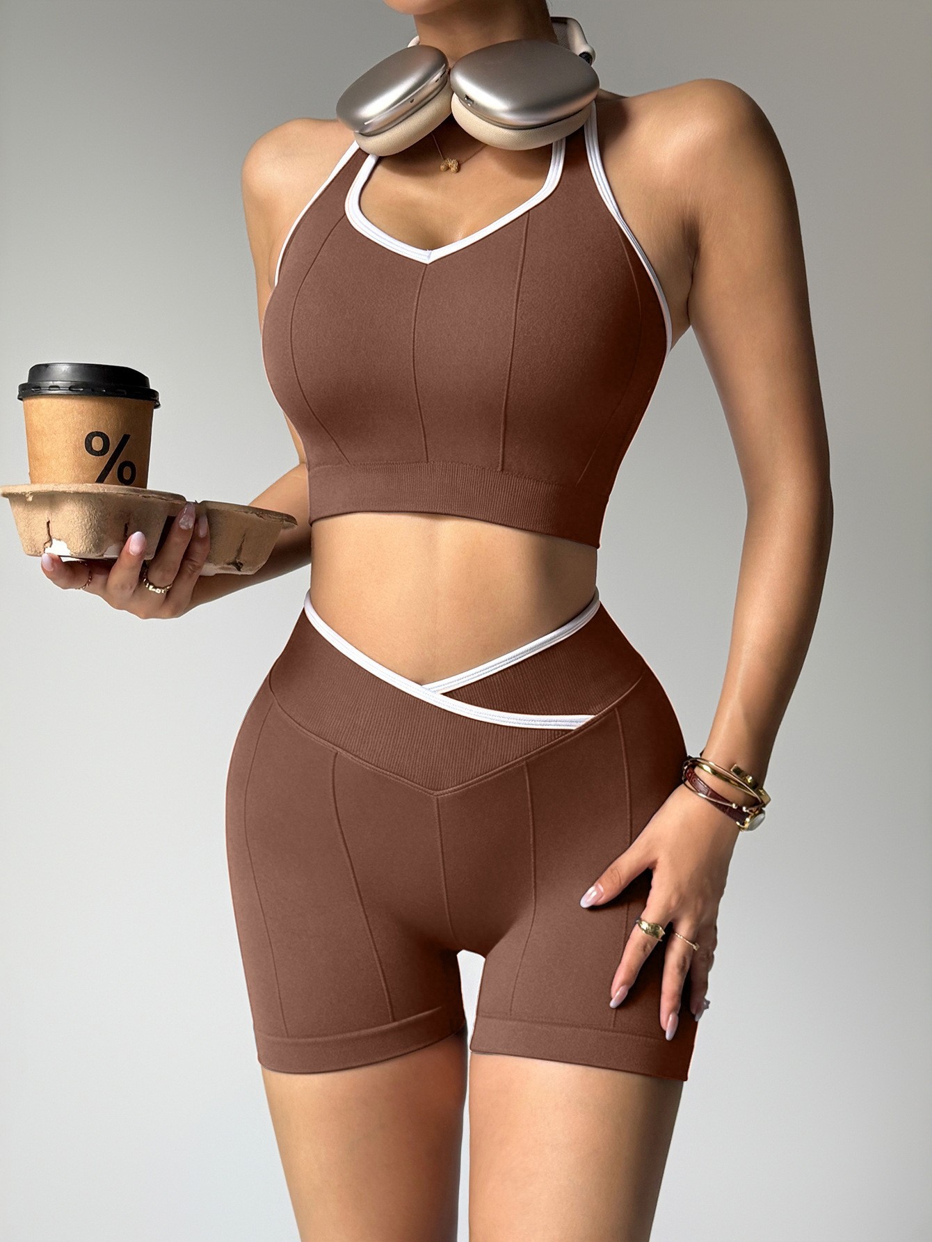 Halter Bra + Shorts Set - Image 4