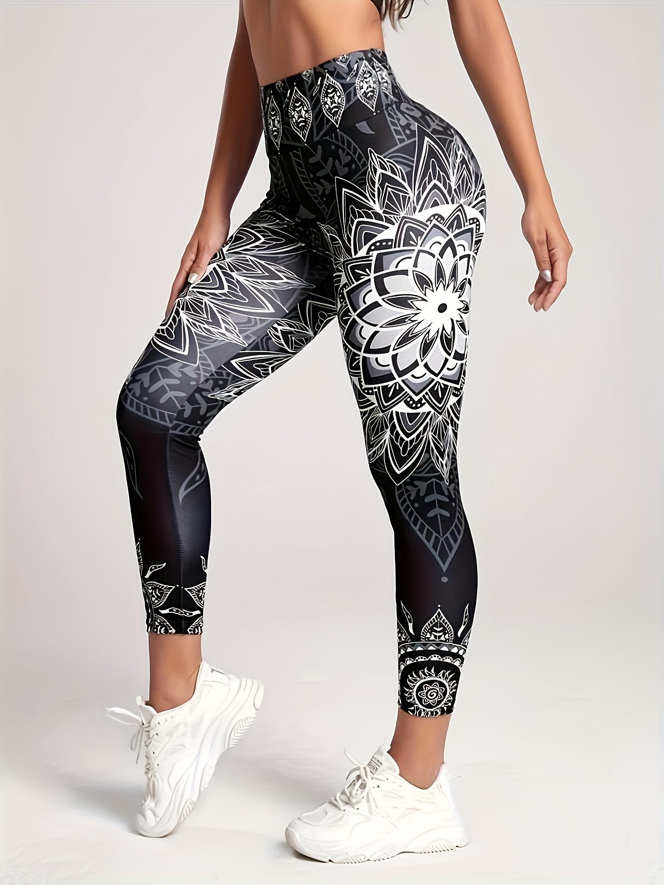 Mandala Print Leggings