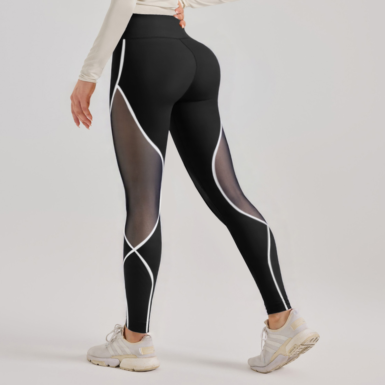 Mesh Curve Leggings - Image 3