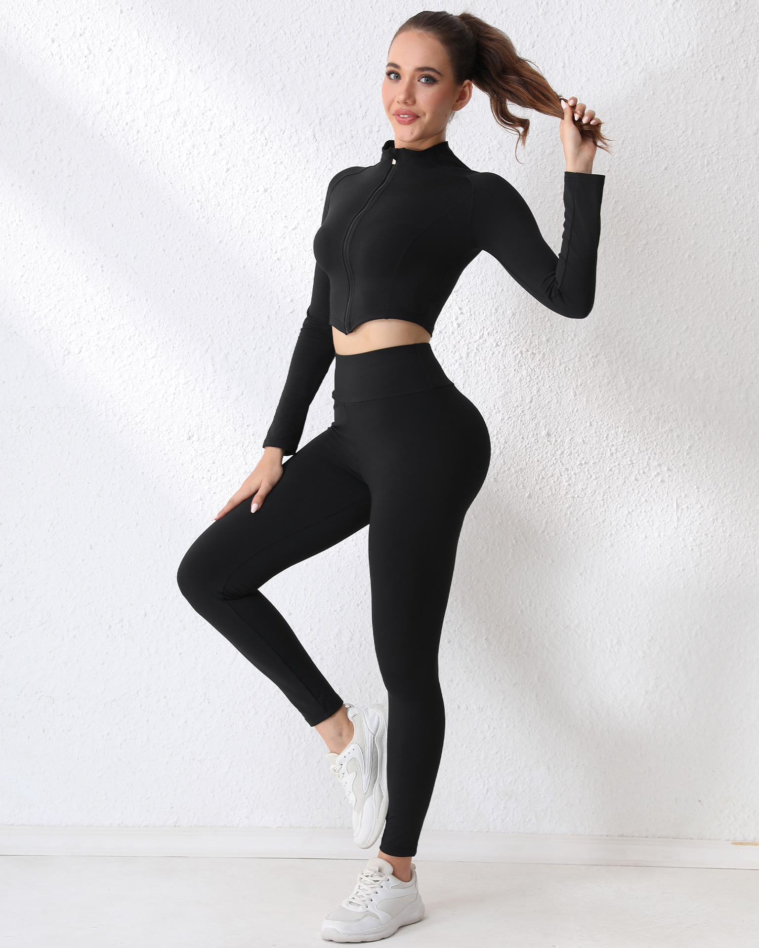 Mock-Neck Crop Set - Image 5