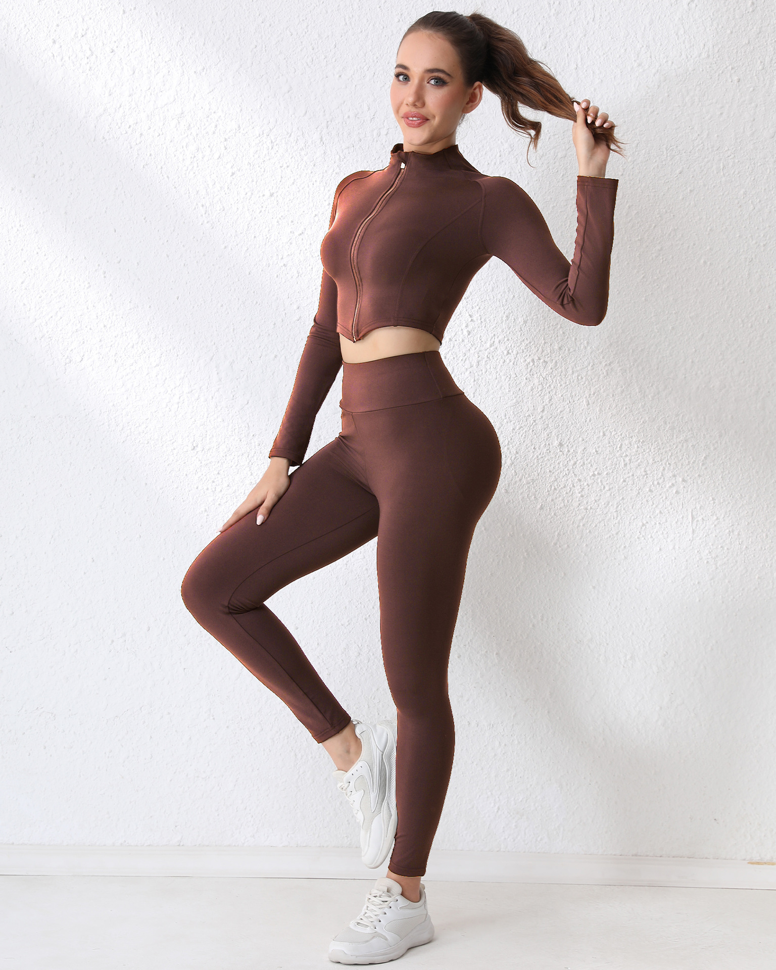 Mock-Neck Crop Set - Image 8