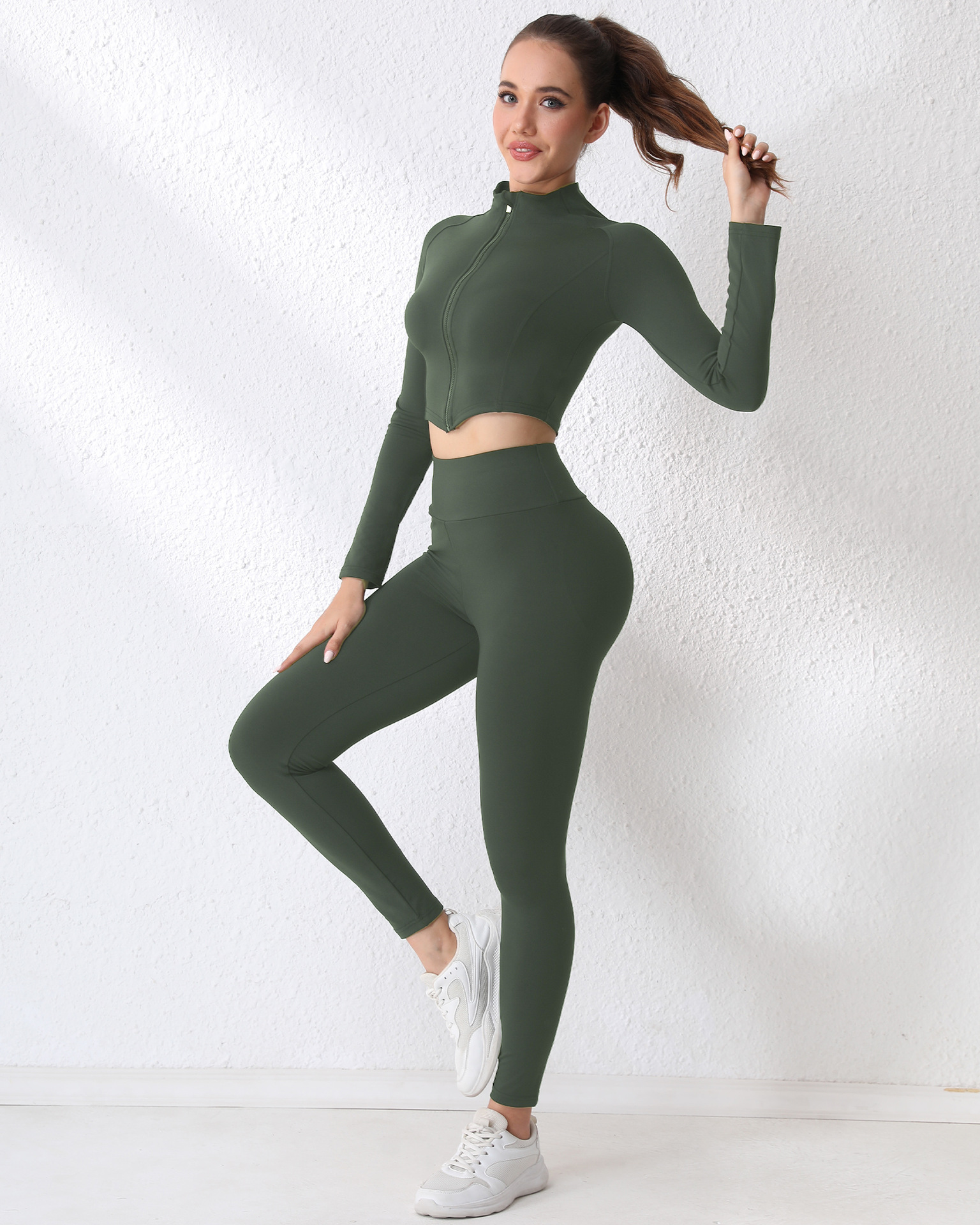 Mock-Neck Crop Set - Image 6