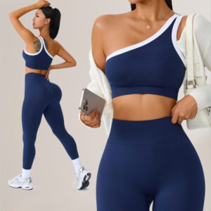 One-Shoulder Bra + Leggings Set
