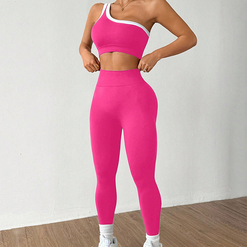 One-Shoulder Bra + Leggings Set - Image 7