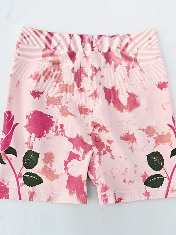 Rose Tie-Dye Shorts - Image 5