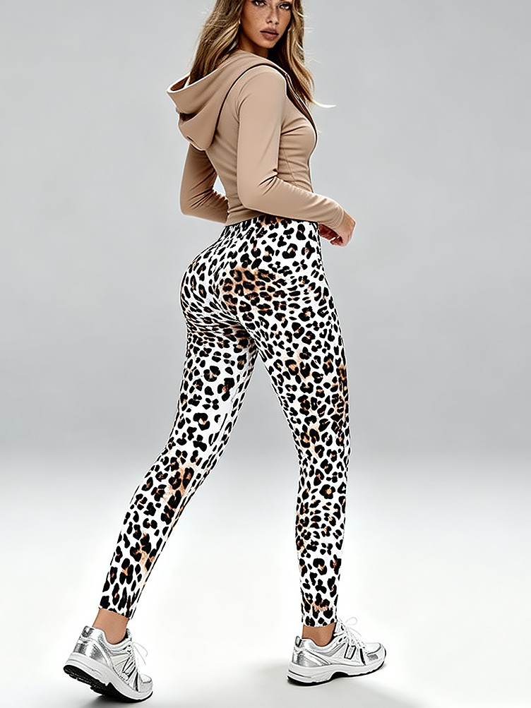 Safari Leopard Leggings - Image 4