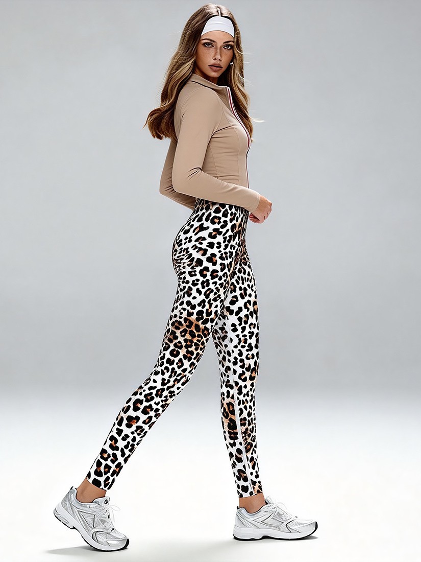 Safari Leopard Leggings