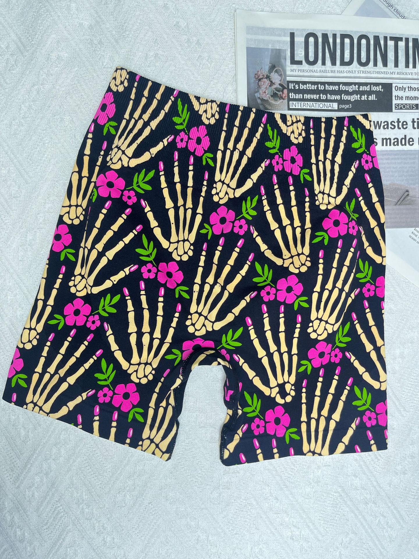 Skeleton Bloom Shorts - Image 5